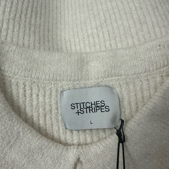 Stitches + Stripes Sleeveless Knit Top Size Large NWT - Picture 3 of 3